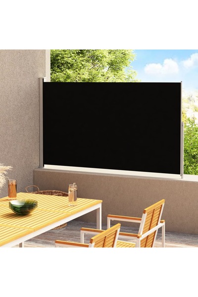 Concept Copertină laterală retractabilă de terasă, negru, 180x300 cm