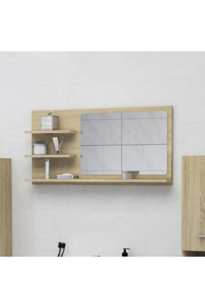 Concept Καθρέφτης μπάνιου, δρυς Sonoma, 90 x 10,5 x 45 cm, μοριοσανίδα