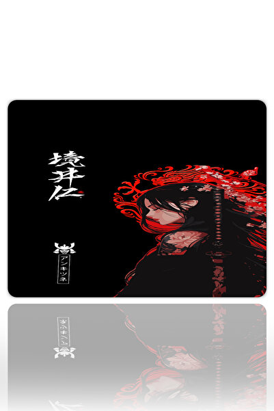 urzuva Silent Geisha Gaming Oyuncu XXL Mouse Pad Kaydırmaz Dikişli Mousepad 4...