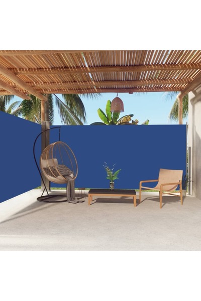 Concept Copertină laterală retractabilă, albastru, 180x600 cm