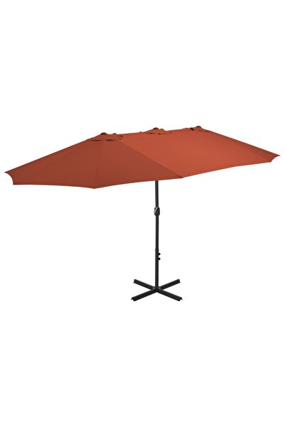 Concept Ομπρέλα εξωτερικού χώρου με στύλο αλουμινίου, από τούβλο, 460x270 εκ.