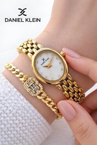 Daniel Klein Çelik Kordonlu 2 Yıl Garantili 3 Atm Suya Dayanıklı Kadın Kol Sa...