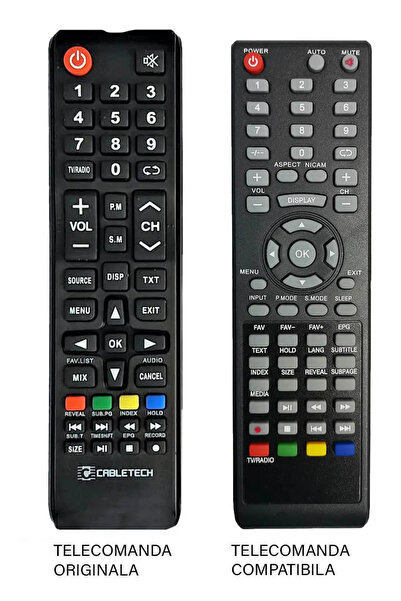 OEM Telecomanda inlocuitoare compatibila TV CABLETECH (46-1)