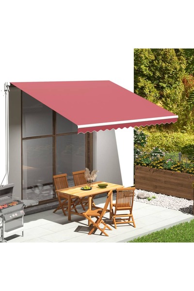 Concept Pânză de rezervă pentru copertină, roșu vișiniu, 4x3 m