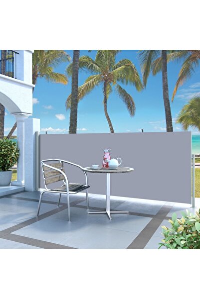 Concept Copertină laterală retractabilă, gri, 120x300 cm