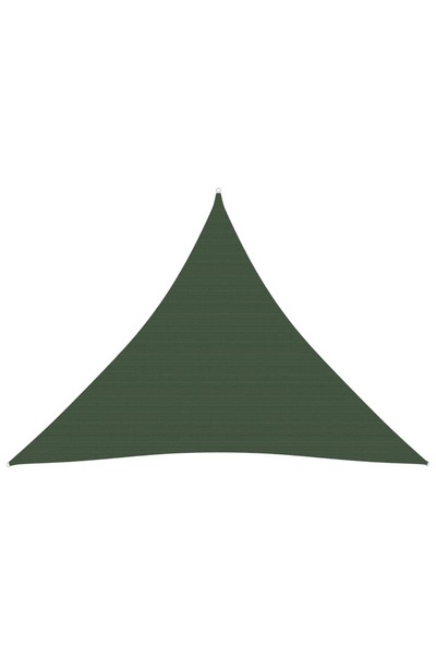 Concept Sunshade fabric, dark green, 4.5x4.5x4.5 m, HDPE, 160 g/m²