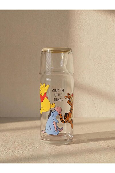 LC Waikiki LCW HOME Karışık Winnie The Pooh Baskılı Cam Sürahi 700 Ml