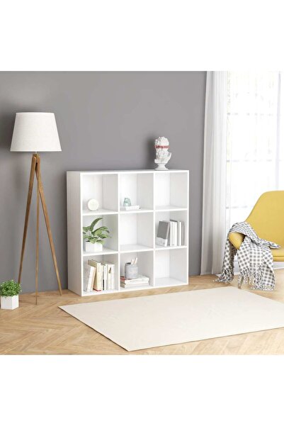 Concept Bibliotecă, alb, 98 x 30 x 98 cm, PAL