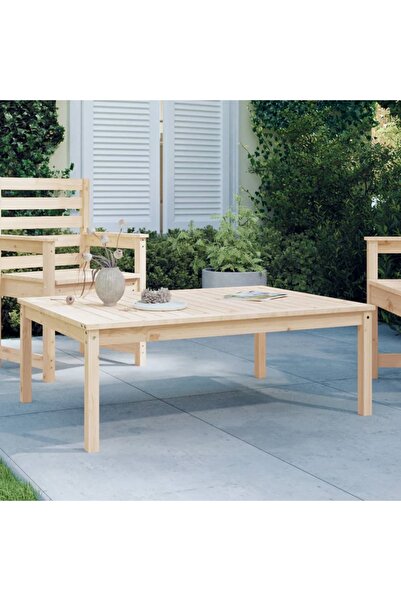 Concept Τραπέζι κήπου, 121x82,5x45 εκ., μασίφ ξύλο πεύκου