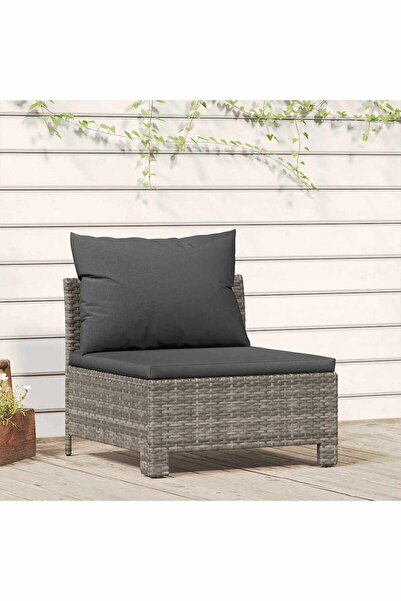 Concept Καναπές-κέντρο κήπου, με Μαξιλάρι, γκρι, πολυρατάν