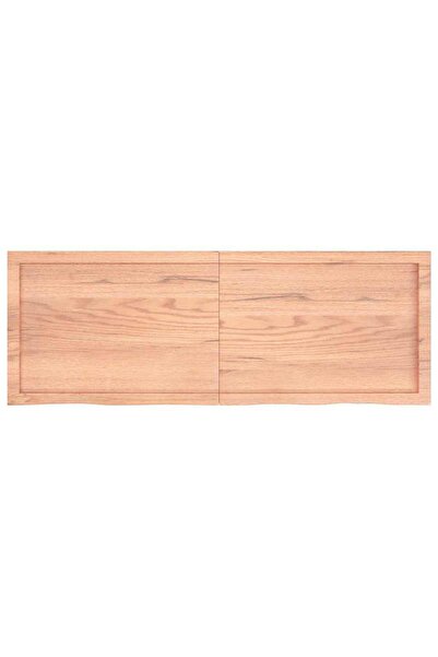 Concept Raft de perete maro deschis 140x50x4cm lemn masiv stejar tratat