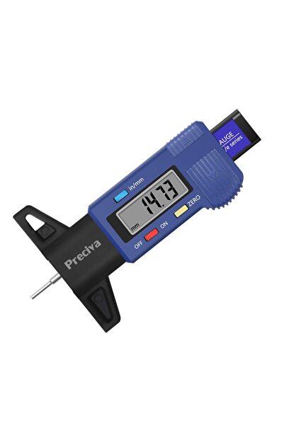 Preciva Μετρητής βάθους πέλματος ελαστικού, ψηφιακό εργαλείο μέτρησης βάθους ...