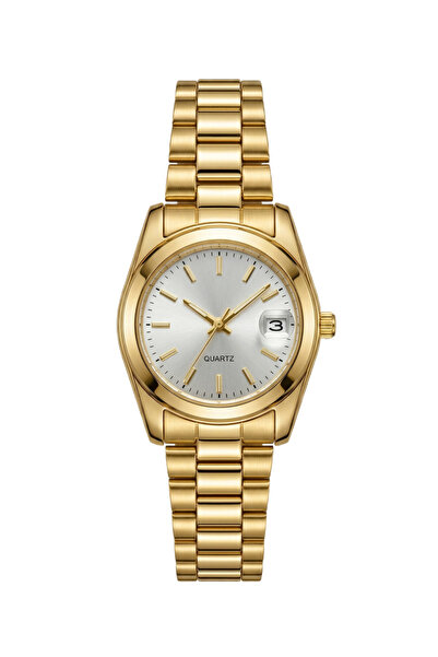 KLISHE Women's Steel Watch Gold Color Luxury Elegant Women's Wristwatch Leath...