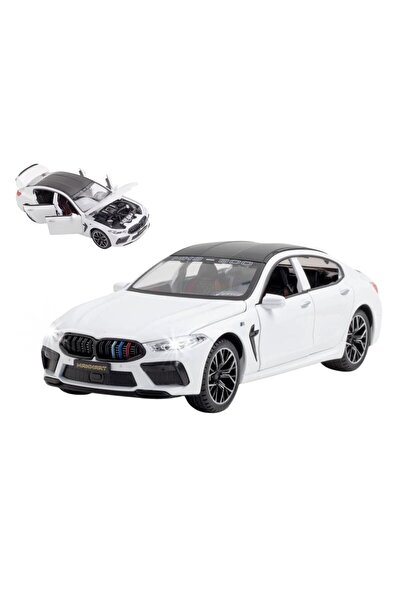 OEM Metal car type BMW M8, Sounds, Lights, Moving doors, Horn, Pull-Back, 21c...
