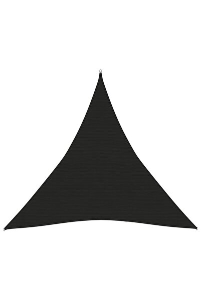 Concept Sunshade fabric, black, 3.6x3.6x3.6 m, HDPE, 160 g/m²