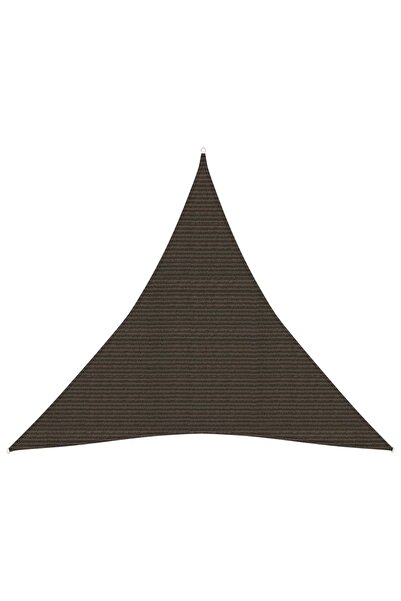 Concept Sunshade fabric, brown, 4x4x4 m, HDPE, 160 g/m²
