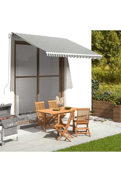 Concept Pânză de rezervă copertină, antracit și alb, 3x2,5 m