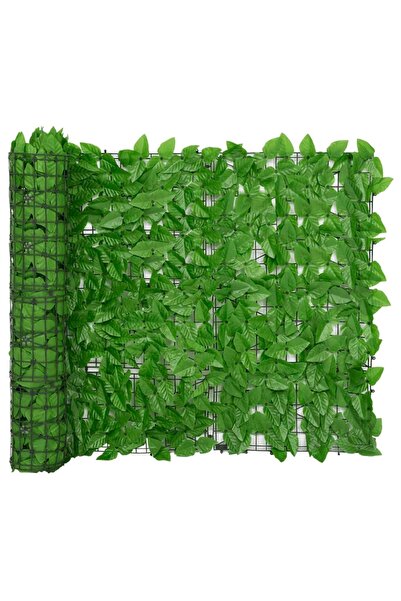 Concept Paravan de balcon, frunze verzi, 600x100 cm