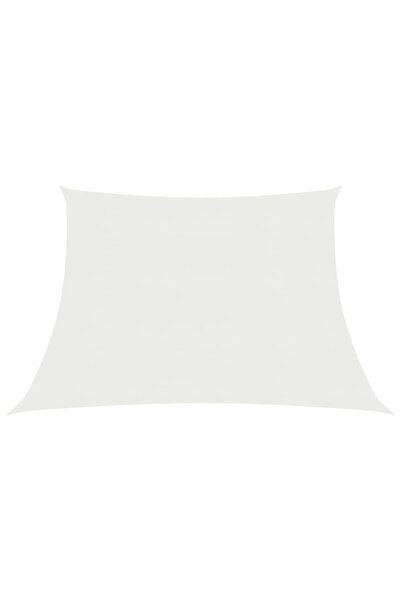 Concept Sunshade fabric, white, 3/4x3 m, HDPE, 160 g/m²