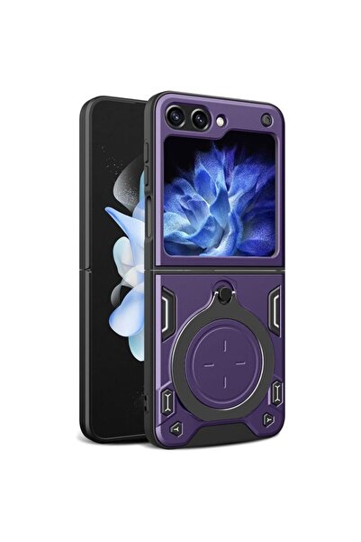 Orso Θήκη Αδιάβροχη Κάμερα Ringstand Slide Purple Samsung Galaxy Z Flip 6