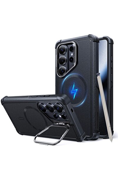 ESR Θήκη Cyber ​​Tough με Stash Stand Magsafe Black για Samsung Galaxy S26 Ultra