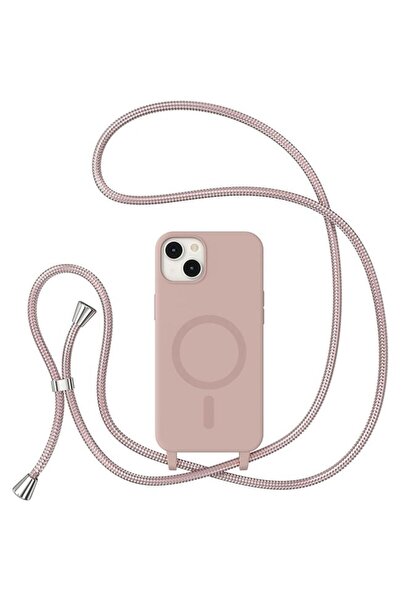 Orso Θήκη Soft TPU Κορδόνι Magsafe Dusty Rose iPhone 13/14