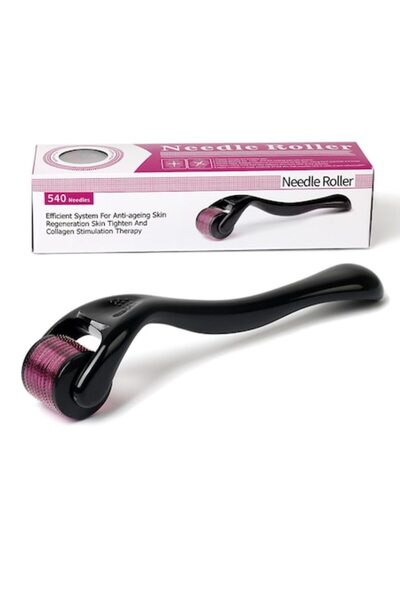 SHEFEITE Dermaroller, 540 de ace din oțel inoxidabil, Împotriva căderii părul...