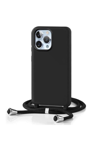 Orso Θήκη Soft TPU Κορδόνι Black iPhone 11 Pro Max