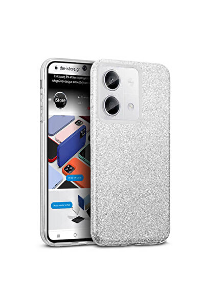 Orso Θήκη Hybrid Strass Silver Xiaomi Redmi Note 13 Pro 5G
