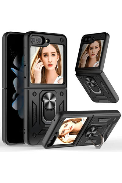 Orso Θήκη Armor Ringstand Black Samsung Galaxy Z Flip5