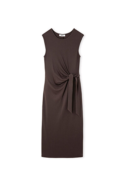 İpekyol Belden bağlamalı penye elbise