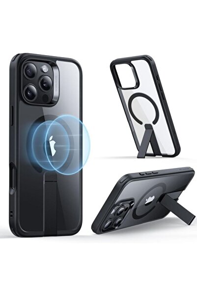 ESR Θήκη Boost Flickstand HaloLock MagSafe Clear Black για iPhone 16 Pro Max