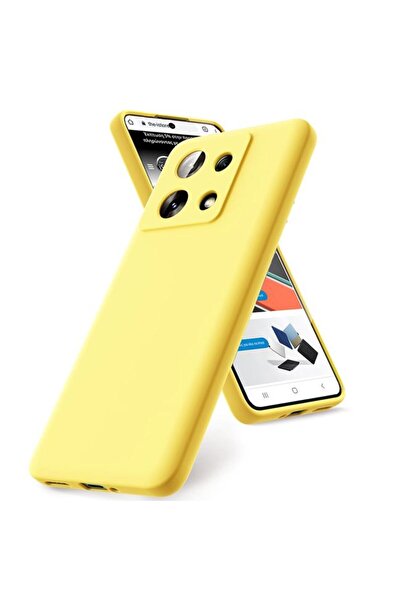 Orso Θήκη Rubber Μετάξι Yellow Xiaomi Redmi Note 13 Pro 5G