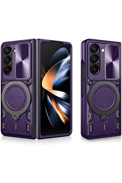 Orso Θήκη Αδιάβροχη Κάμερα Ringstand Slide Μωβ Samsung Galaxy Z Fold 6