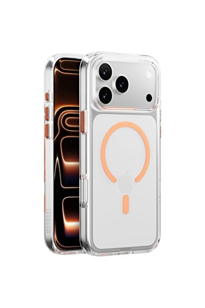 MagEasy Θήκη Bright M Magsafe Transparent Coral iPhone 17 Pro