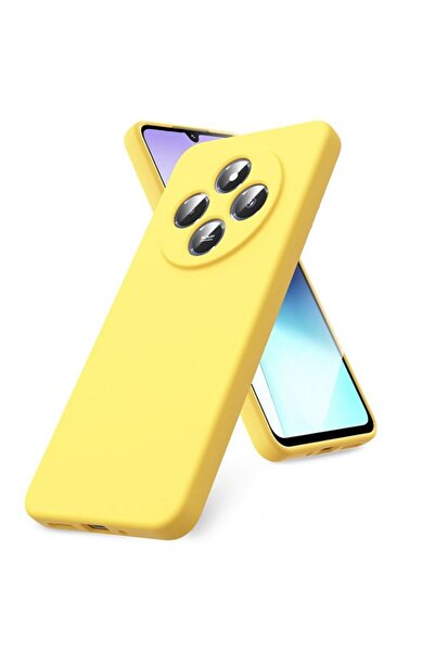 Orso Θήκη Rubber Μετάξι Yellow Xiaomi Redmi 14C