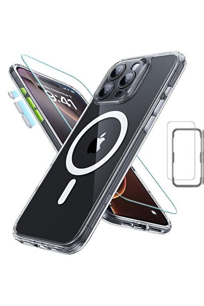 ESR (Σετ 2+1) Πλήρες σετ προστασίας Pro Classic HaloLock MagSafe Clear για iP...