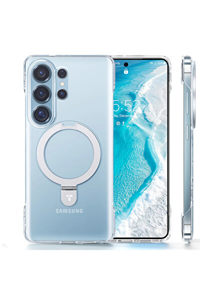 TORRAS Θήκη Ostand Q1 Slim MagSafe Kickstand Clear Samsung Galaxy S26 Ultra