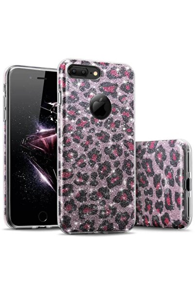 ESR Σειρά μακιγιάζ iPhone 7 Plus Λεοπάρ Ροζ