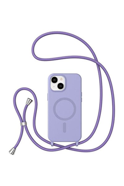 Orso Θήκη Soft TPU Κορδόνι Magsafe Violet iPhone 13/14