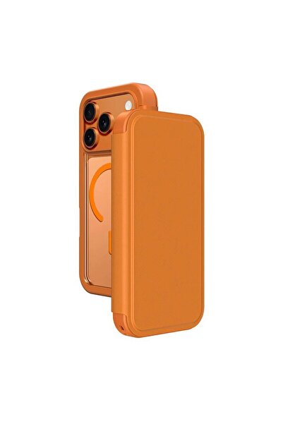 Amazingthing Θήκη Glamour Foglio Mag Orange iPhone 17 Pro Max