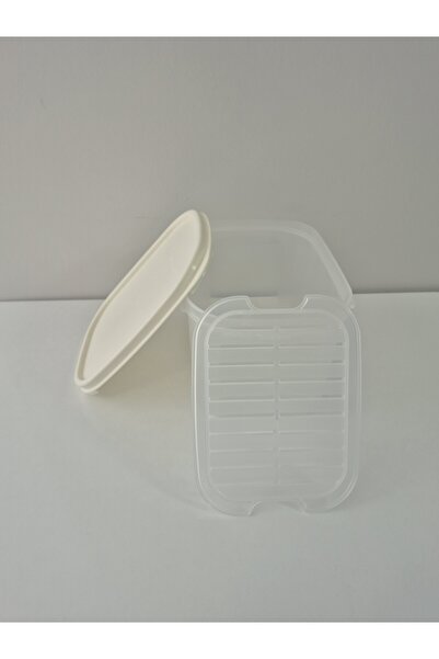 Tupperware Compact Compartment 1.9 Liter Storage Container with Grid