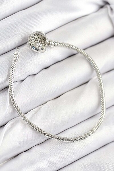 cleovibe سوار لوميير من النحاس والزركون مرصّع بالأحجار على شكل قلب باللون الفضي