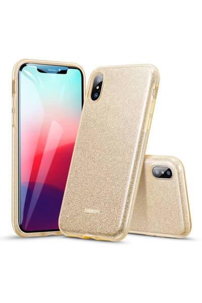 ESR Σειρά μακιγιάζ iPhone Xs Max σε σαμπάνια, χρυσό