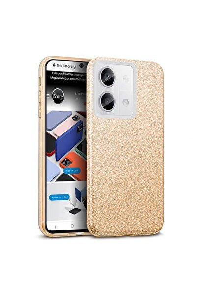Orso Θήκη Hybrid Strass Gold Xiaomi Redmi Note 13 Pro 5G