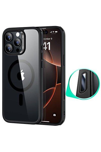 ESR Θήκη Classic Hybrid (Κουμπί Ελέγχου Κάμερας) MagSafe Clear Black iPhone 1...