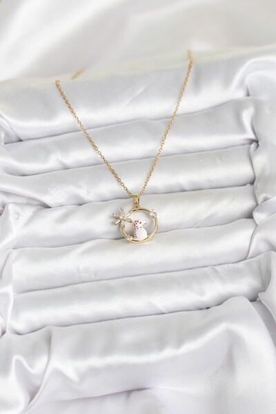 cleovibe سلسلة فولاذية 316l مرصعة بالذهب والزركون مرصّع بالأحجار قلادة ذات طا...