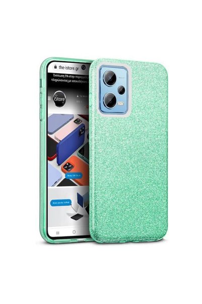 OEM Θήκη Hybrid Strass Green Poco X5 5G