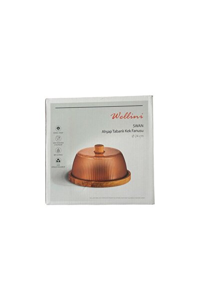 wellini Swan Wooden Base Cake Pan 24 cm