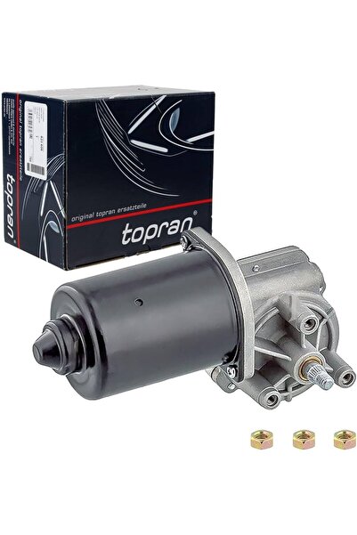 TOPRAN Motor Ștergător Parbriz 108 792 – 12V, Față, cu Piuliță, 5 Poli, Fixar...